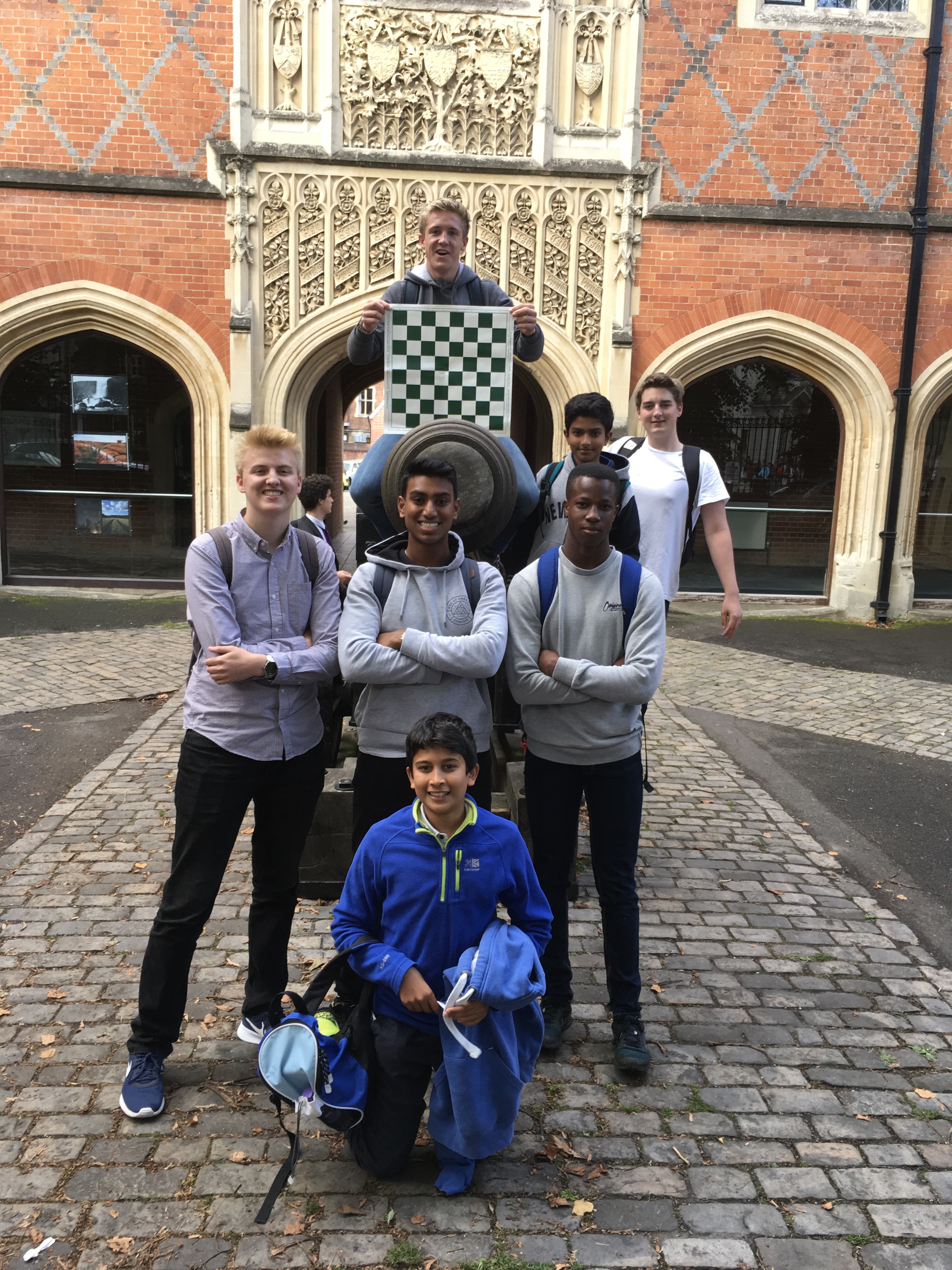 BGS chess team at Eton