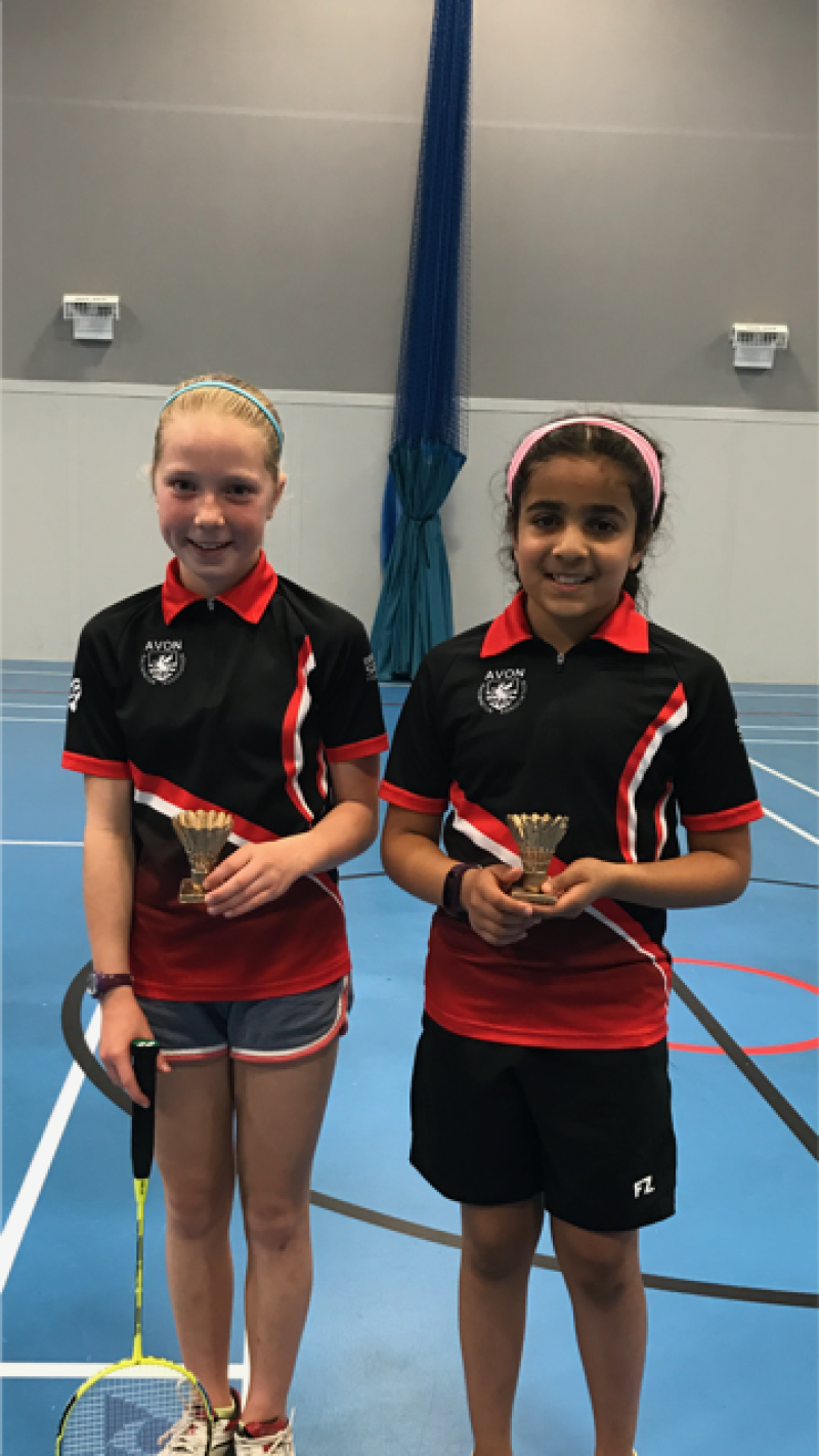 Avon Badminton competition winners